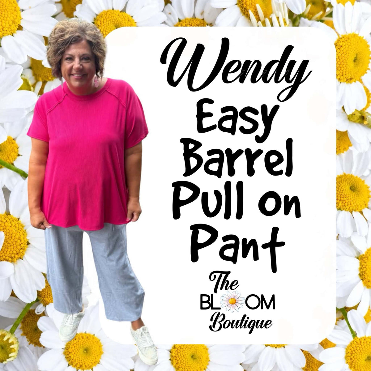 Wendy barrel pull on pant