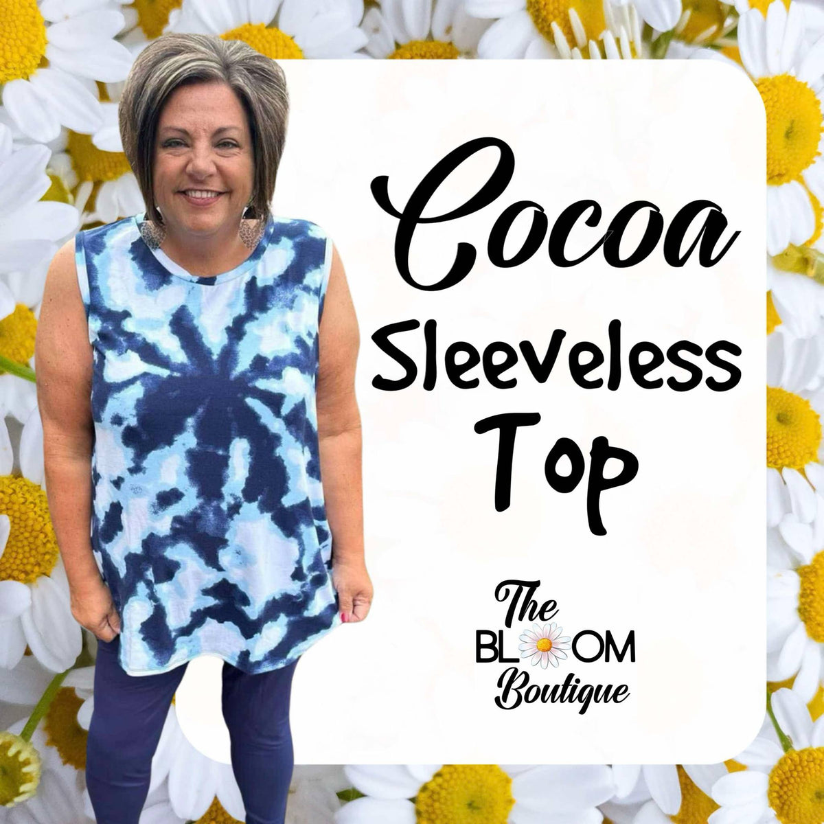 cocoa sleeveless top