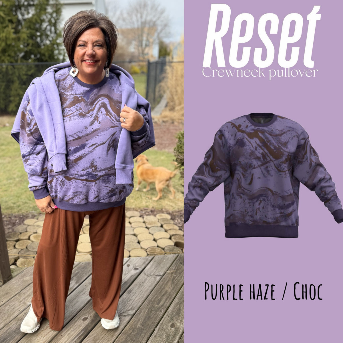 Reset - DARK PURPLE MARBLE DYE