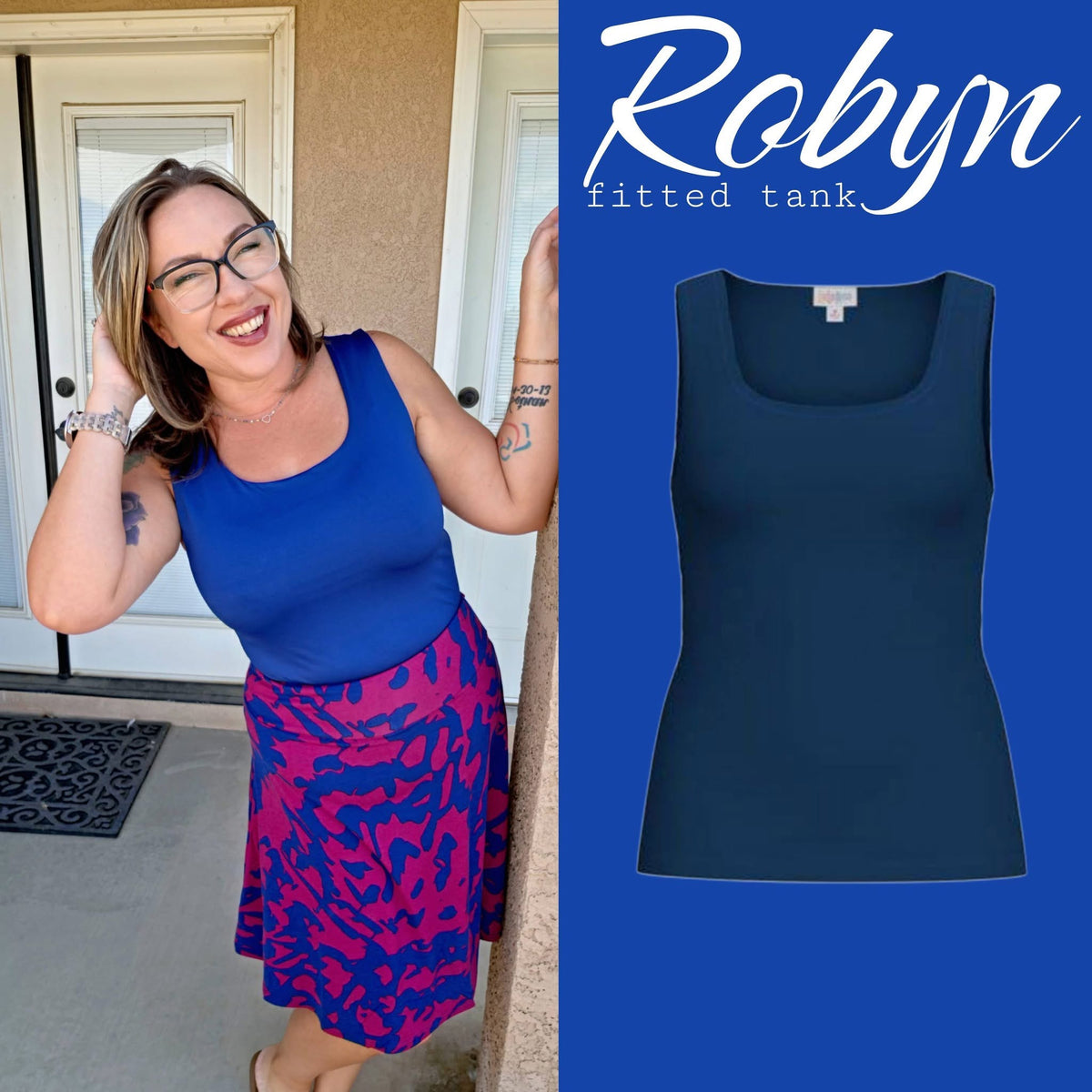 Robyn - Solid Navy Peony